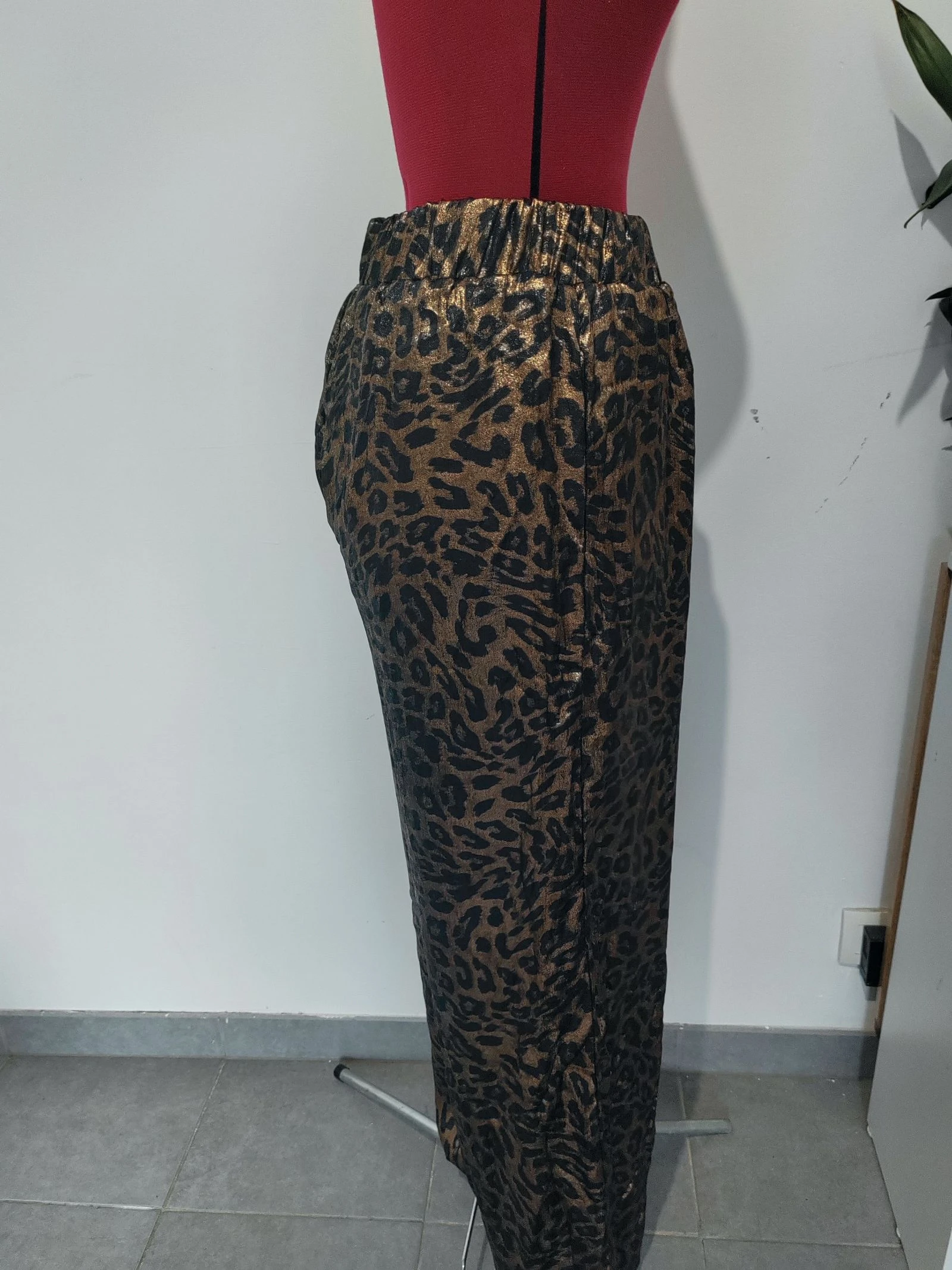 Calça de cetim de pernas largas – photo 2